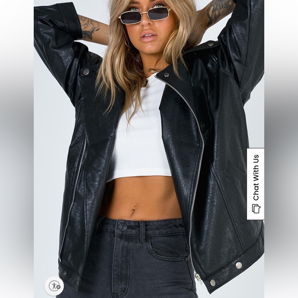 Princess Polly leather jacket